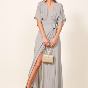Reformation Winslow Dress in Sky